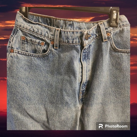 Women's Levi's 550 Size 12 M Relaxed Fit Tapered Leg Cotton - Picture 3 of 6